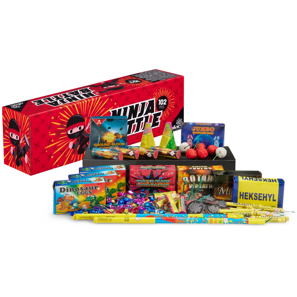 Ninja Battle, Junior Sortiment, 102 dele