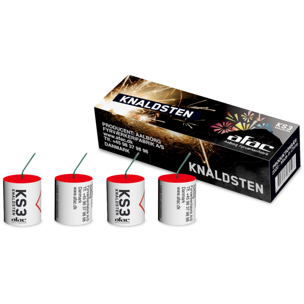 AFAC, Knaldsten, Ø14, 4 stk.