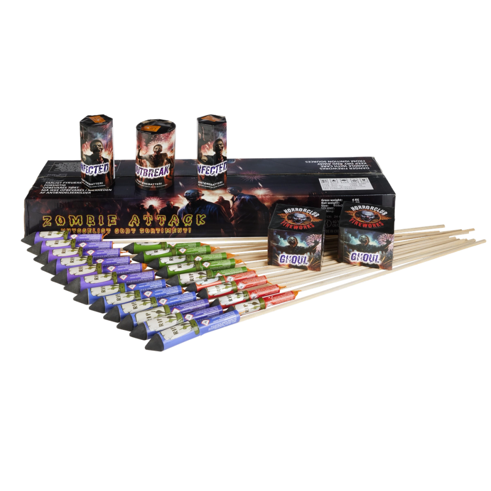 Zombie Attack with 26 Zombies