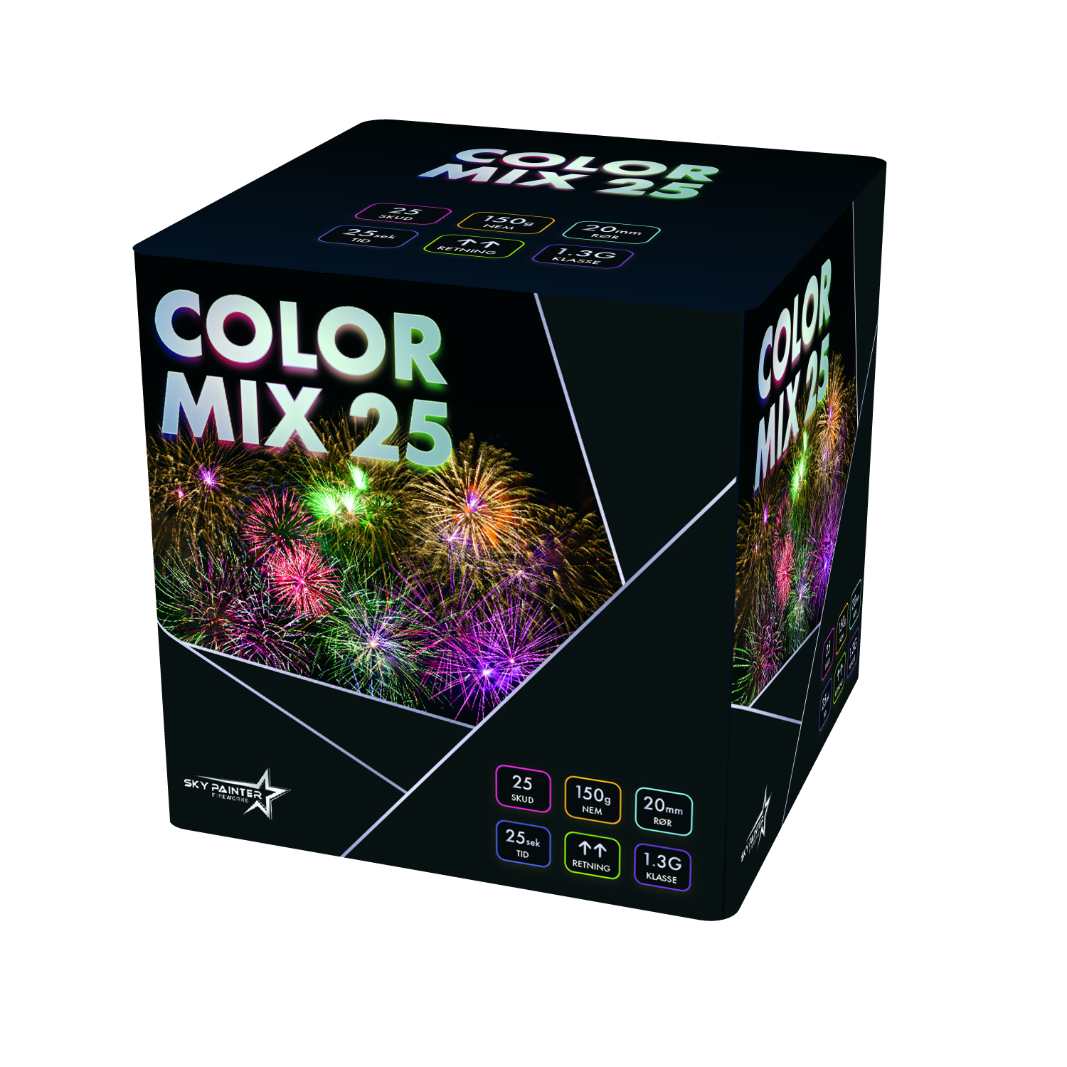 Color Mix 25 – 25 skud / 20 MM Batteri