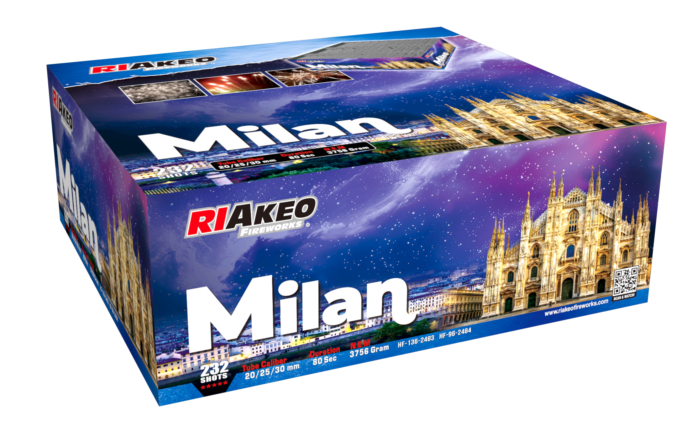 MILAN, Sortiment med 2. stk Compound batterier