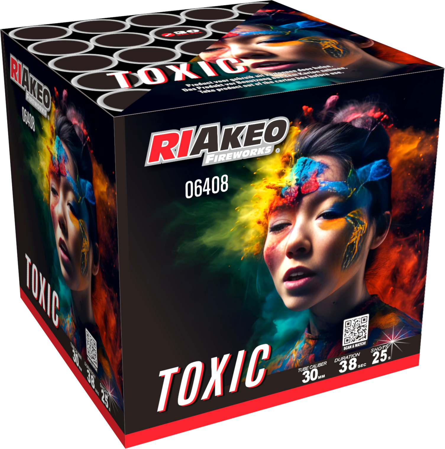 Toxic – Riakeo Batteri, 25 SKUD / 30 MM