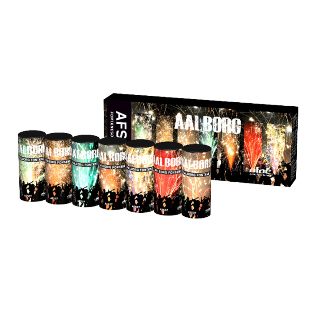 Aalborg, Fontæne Sortiment, 7 dele