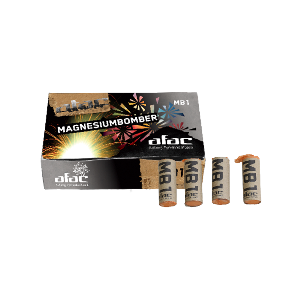 AFAC, Magnesiumbomber, Blitzlys, 4 stk.