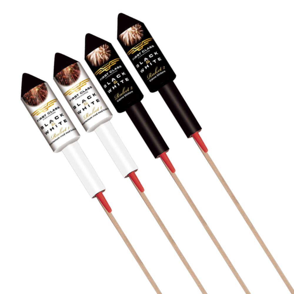 Raketsortiment 4 stk