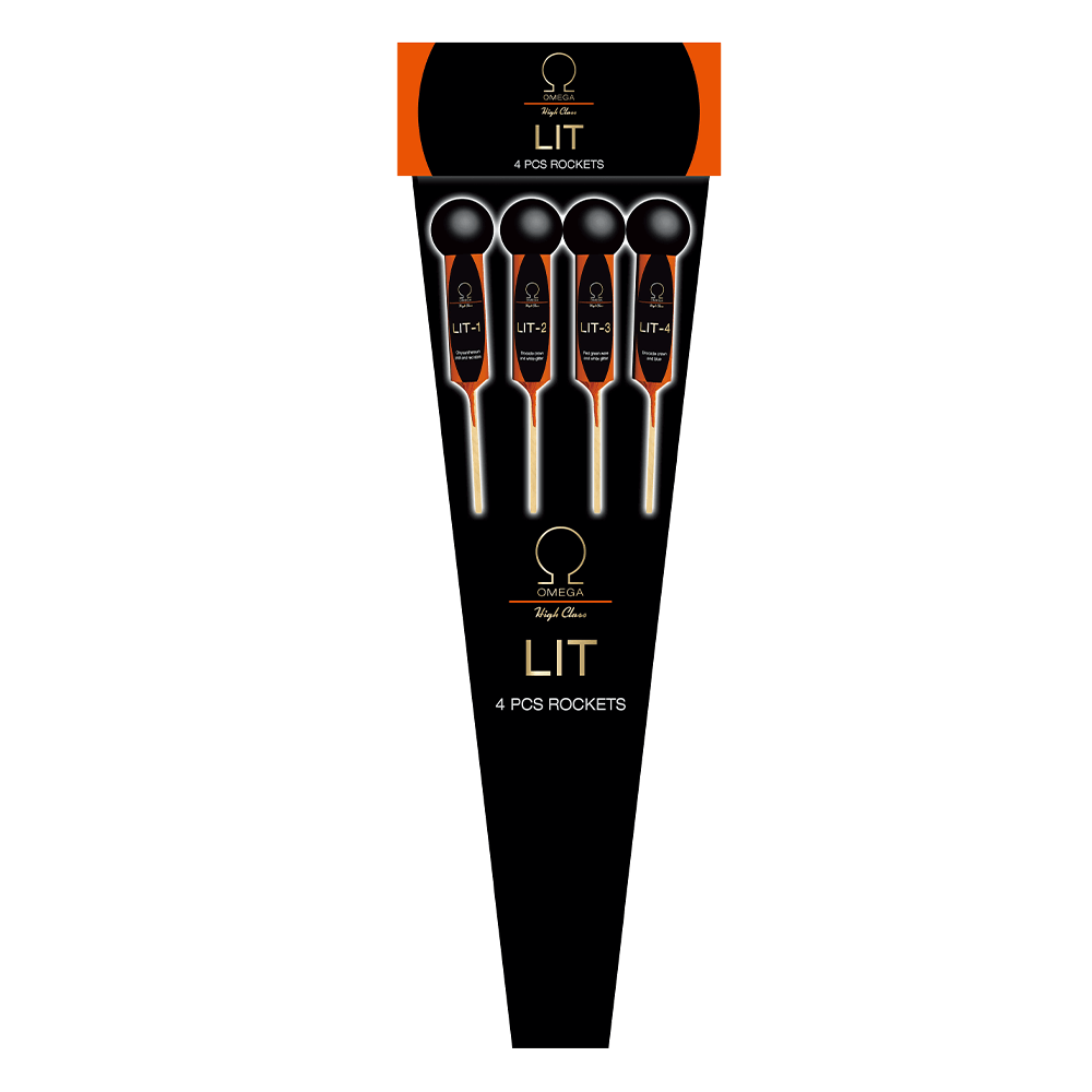 Omega LIT 4×2” kugleraketter