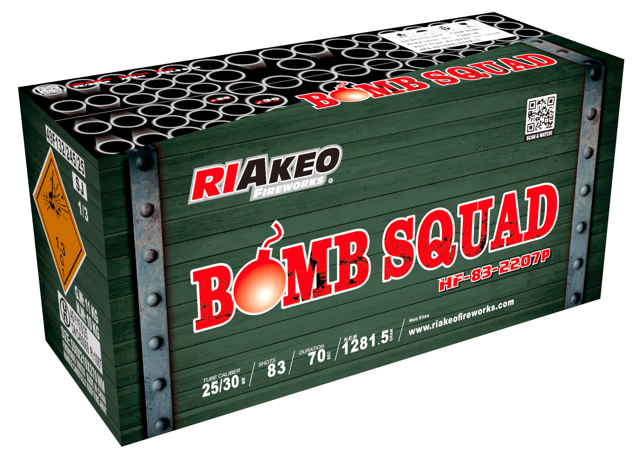 RIAKEO Bomb Squad fra RIAKEO Fireworks