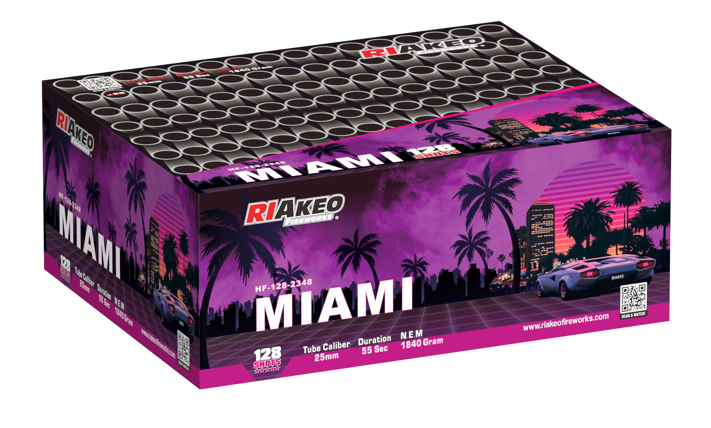 Miami fra Riakeo – 128 skud / 25 MM compound