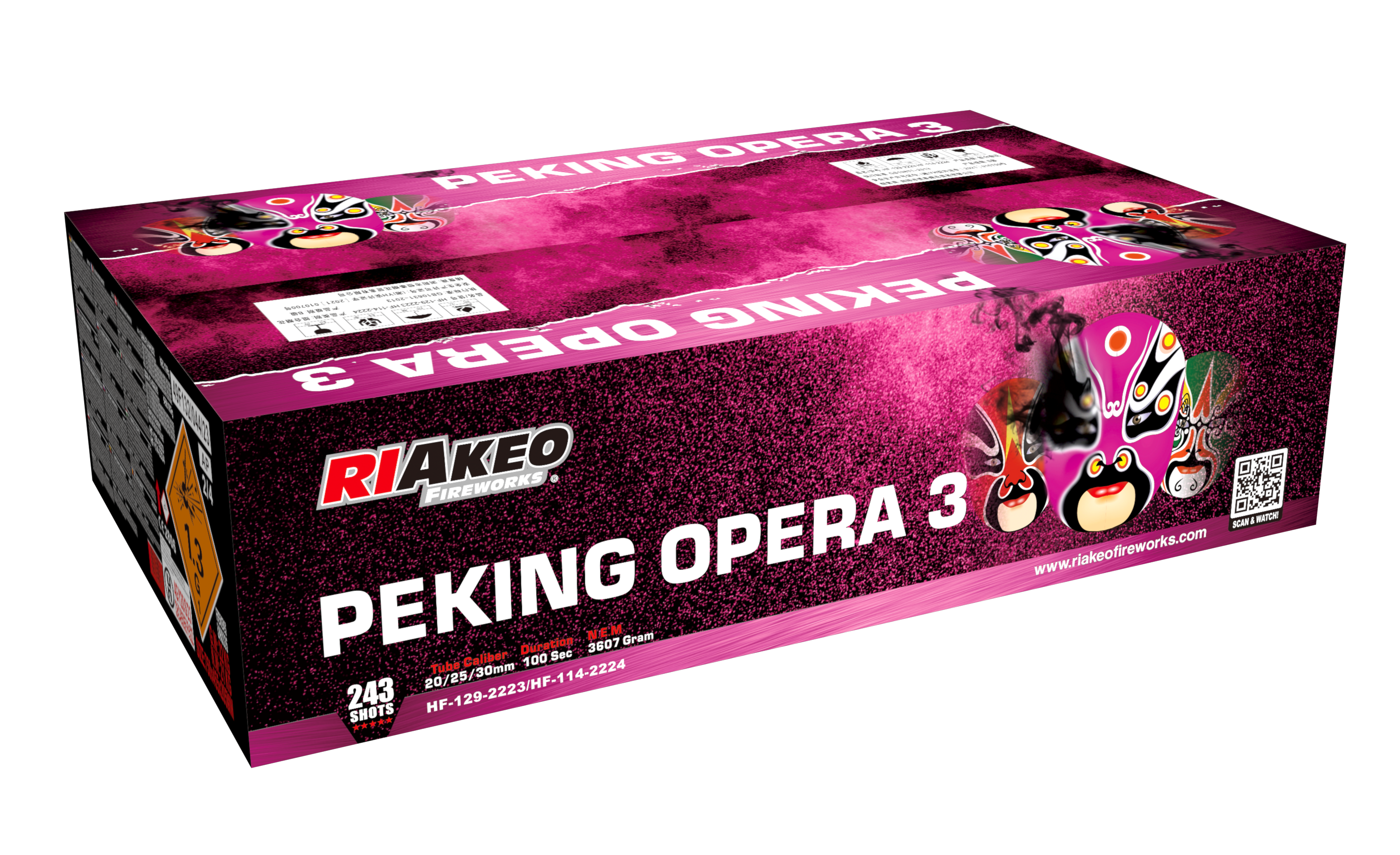 Peking Opera 3 Riakeo, Sortiment med 2. stk Compound batterier